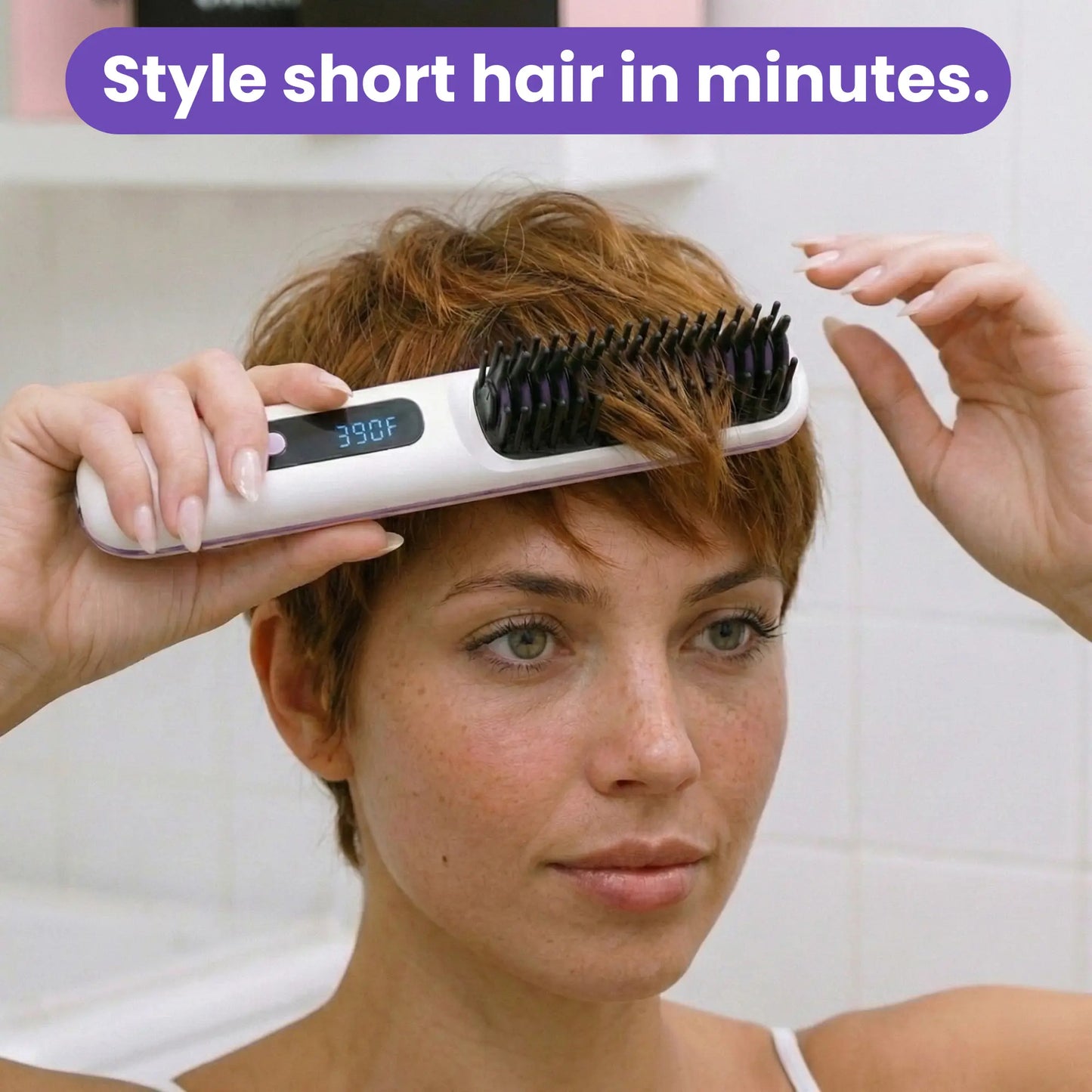 Gloss & Go™ Portable Straightener Brush